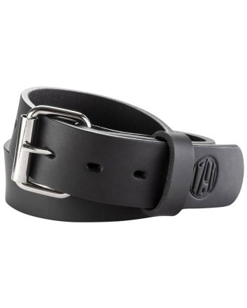 1791 Gunleather BLT013438SBLA 01Gun Belt Stealth Black Leather 34/38 1.50" Wide Buckle Closure