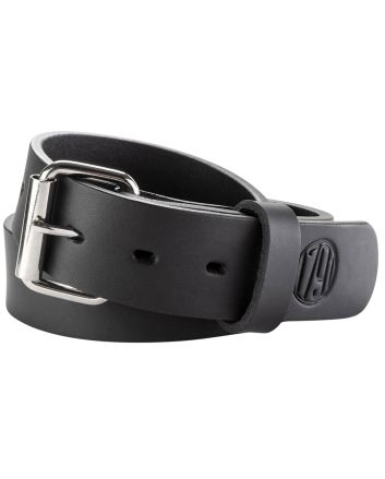 1791 Gunleather BLT014044SBLA 01Gun Belt Stealth Black Leather 40/44 1.50" Wide Buckle Closure