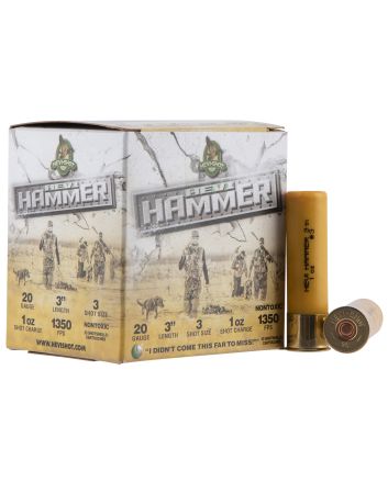 HEVI-Shot HS29003 HEVI-Hammer20Gauge 3" 1oz 3Shot 25 Per Box/10 Case