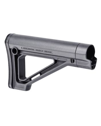 Magpul MAG480-GRY MOE Carbine Stock Fixed Stealth Gray Synthetic forAR-15, M16, M4 with Mil-Spec Tube (Tube Not Included)