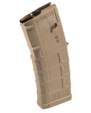 Magpul MAG557-MCT PMAG GEN M3 30rd 223 Rem/5.56x45mm NATO Fits AR-15/M16/M4 Coyote Tan Polymer