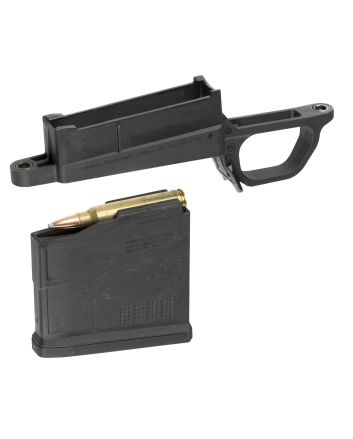 Magpul MAG569-BLK Bolt Action Mag Well Hunter 700L Stock Made of Polymer w/ Black Finish Includes PMAG5 AC Magazine