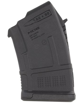 Magpul MAG657-BLK PMAG MOE 10rd 7.62x39mm For AK-Platform/AKM Black Polymer