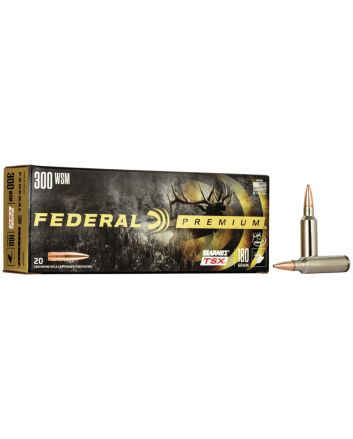 Federal P300WSMF Premium300WSM 180gr Barnes TSX 20 Per Box/10 Case