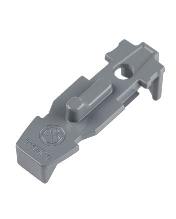 Magpul MAG803-GRY Tactile Lock-Plate Type 1 Made of Polymer w/ Stealth Gray Finish &amp; 1/8" Single Ridge for PMAG 10/20/30 AR/M4 GEN M3/AR 300 B GEN M3 Floor Plates/5 Per Pack