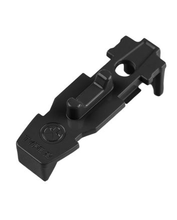 Magpul MAG804-BLK Tactile Lock-Plate Type 2 Made of Polymer w/ Black Finish &amp; 1/8" Double Ridge for PMAG 10/20/30 AR/M4 GEN M3/AR 300 B GEN M3 Floor Plates/5 Per Pack
