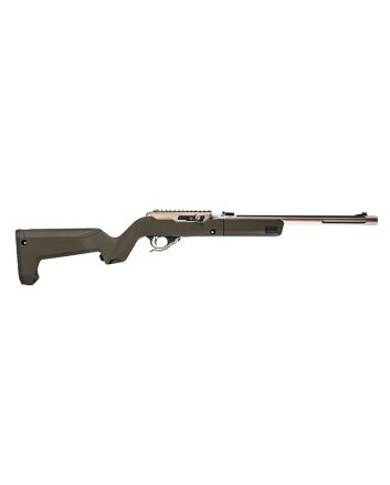 Magpul MAG808-ODG X-22 Backpacker Stock OD Green Synthetic for Ruger 10/22 Takedown