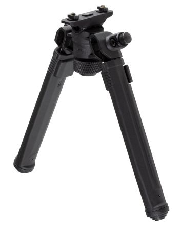 Magpul MAG933-BLK Bipodmade of Aluminum with Black Finish, M-LOK Attachment, Rubber Feet, 6.30-10.30" Vertical Adjustment for AR-Platform