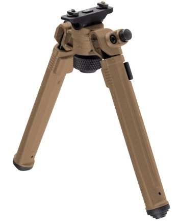 Magpul MAG933-FDE BipodM-LOK Attachment, Flat Dark Earth Mil-Spec Anodized Aluminum,6.80-10.30" Vertical Adjustment, Rubber Feet for AR-Platform