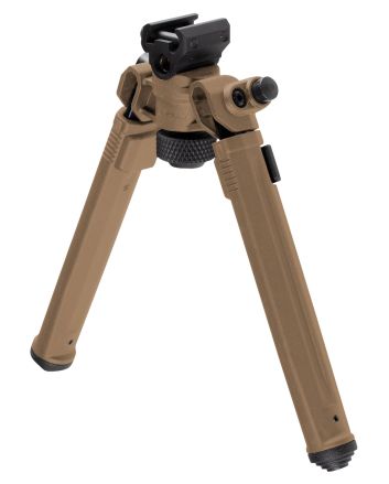 Magpul MAG941-FDE Bipod1913 Picatinny Rail Attachment, Flat Dark Earth Mil-Spec Anodized Aluminum, 6.80-10.30" Vertical Adjustment, Rubber Feet for AR-Platform