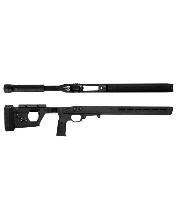 Magpul MAG997-BLK Pro 700 Stock Fixed w/Aluminum Bedding Black Synthetic for Remington 700 SA