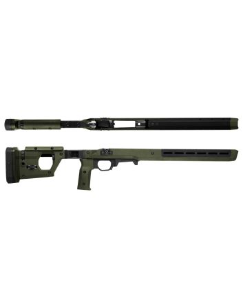Magpul MAG997-ODG Pro 700 Stock Fixed w/Aluminum Bedding OD Green Synthetic for Remington 700 SA