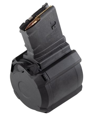 Magpul MAG993-BLK PMAG GEN M3 50rd Drum 308 Win/7.62x51mm NATO Fits AR-10/M110/SR25 Black Polymer