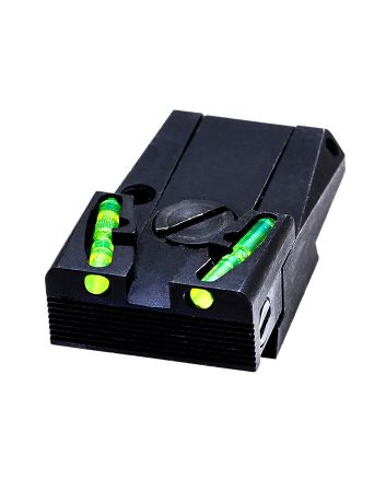 HiViz MKAD211 Adjustable Rear Sight Ruger MK i, II, III &amp; IV Green Fiber Optic