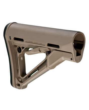 Magpul MAG310FDE CTR Carbine Stock Flat Dark Earth Synthetic for AR-15, M16, M4 with Mil-Spec Tube (Tube Not Included)