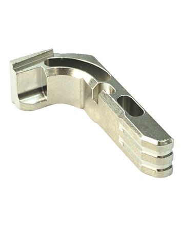 Cross Armory CRGMCSV Mag CatchExtended Glock Gen1-3/P80 Silver Anodized Aluminum