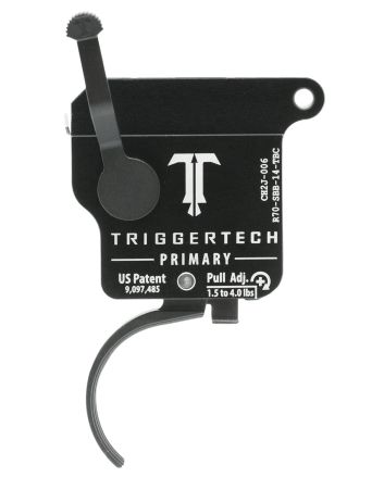 TriggerTech R70SBB14TBC PrimarySingle-Stage Traditional Curved Trigger with 1.50-4 lbs Draw Weight for Remington 700 Right