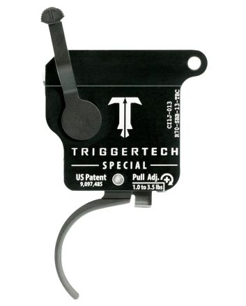 TriggerTech R70SBB13TBC SpecialSingle-Stage Traditional Curved Trigger with 1-3.50 lbs Draw Weight for Remington 700 Right