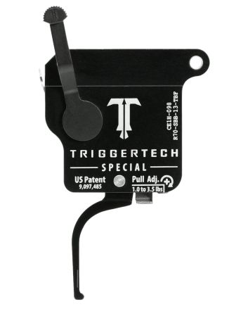 TriggerTech R70SBB13TBF SpecialSingle-Stage Flat Trigger with 1-3.50 lbs Draw Weight for Remington 700 Right