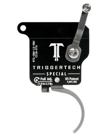 TriggerTech R7LSBS13TBC SpecialSingle-Stage Traditional Curved Trigger with 1-3.50 lbs Draw Weight for Remington 700 Left