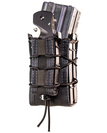 High Speed Gear 112RP0BK TACO X2RP Mag Pouch Triple Black Nylon MOLLE Compatible w/ Rifle Compatible w/ Pistol