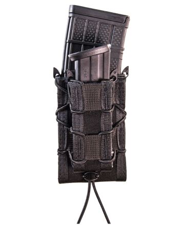 High Speed Gear 11DD00BK TACO Double Decker Mag Pouch Double Black Nylon MOLLE Compatible w/ Rifle Compatible w/ Pistol