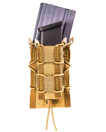 High Speed Gear 11DD00CB TACO Double Decker Mag Pouch Double Coyote Brown Nylon MOLLE Compatible w/ Rifle Compatible w/ Pistol