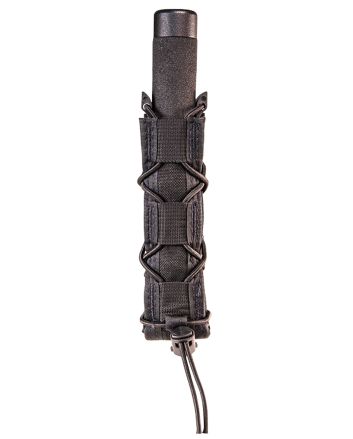 High Speed Gear 11EX00BK TACO Extended Mag Pouch Single Black Nylon MOLLE Belts 2" Wide Compatible w/ Pistol