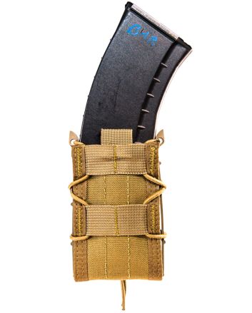High Speed Gear 13TA10CB TACO Mag Pouch Coyote Brown Nylon Belt Compatible w/ Rifle