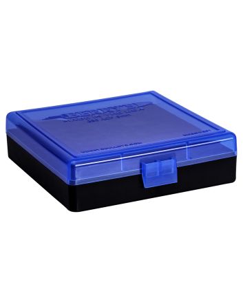 Berry's 69874 Ammo Box9mm/380ACP Blue/Black Polypropylene 100rd
