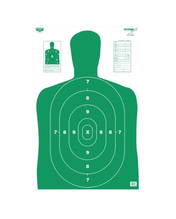 Birchwood Casey 37015 EZE-ScorerSilhouette Paper Hanging 23" x 35" Green 5 Pack