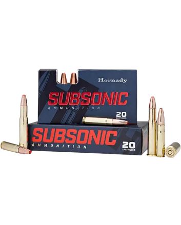 Hornady 82247 Subsonic Rifle 450Bushmaster 395gr Sub X 20 Per Box/10 Case