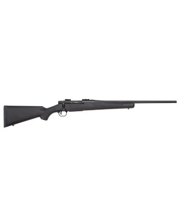 Mossberg 28085 PatriotFull Size 350 Legend 4+1 22" Matte Blued Fluted Barrel, Drilled &amp; Tapped Matte Blued Stainless Steel Receiver, Black Fixed Synthetic Stock, Right Hand