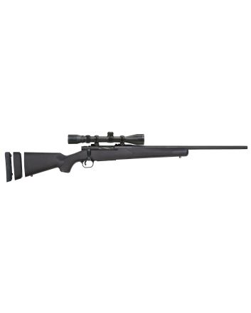 Mossberg 28094 Patriot Super Bantam Youth 350 Legend 4+1 22" Matte Blued Fluted Steel Barrel &amp; Receiver, Black Synthetic Stock,3-9x40mm Duplex Scope