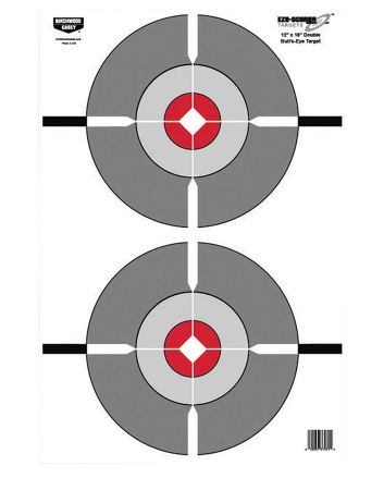 Birchwood Casey 37061 EZE-ScorerBullseye Paper Target 12" x 18" 100 Per Pack