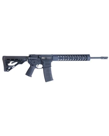 HM Defense HM15FMB556 Defender M55.56x45mm NATO Caliber with 16" Barrel, 30+1 Capacity, Black Hard Coat Anodized Metal Finish, Black Mil-Spec HM Stock &amp; Enhanced Polymer Grip Right Hand