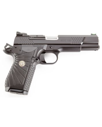 Wilson Combat EDCXLP9 EDC X9L 9mm Luger 15+1 5" Stainless Steel Barrel, Black DLC Serrated Stainless Steel Slide, Black Armor-Tuff Aluminum Frame w/Beavertail, Black G10 Starburst Grip, Ambidextrous
