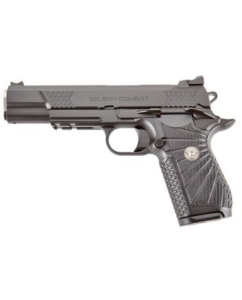 Wilson Combat ACPSOM45 ACP Commander 45 ACP 4.25" 8+1 Black Armor-Tuff Frame Black Carbon Steel Slide with Black G10 Eagle Claw Grip