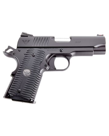 Wilson Combat ACPCP9 ACP Compact SAO 9mm Luger 4" 8+1 Black Armor-Tuff Carbon Steel Black G10 Eagle Claw Grip