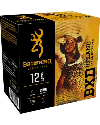 Browning Ammo B193511235 BXD Upland 12Gauge 3" 1 5/8oz 5Shot 25 Per Box/10 Case