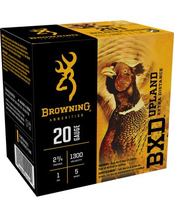 Browning Ammo B193512025 BXD Upland 20Gauge 2.75" 1oz 5Shot 25 Per Box/10 Case