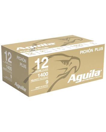 Aguila 1CHB1297 Pichon Plus High Velocity 12Gauge 2.75" 1 1/4oz 9Shot 10 Per Box/25 Case