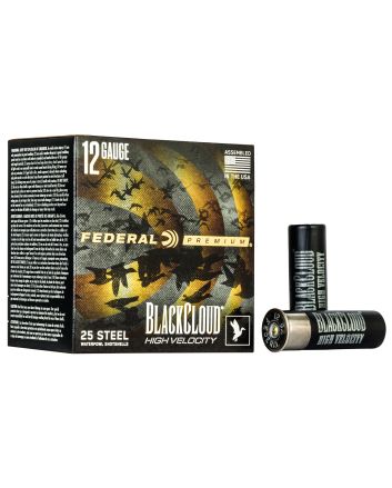 Federal PWBXH1434 Black Cloud FS High Velocity 12Gauge 3" 1 1/8oz 4Shot 25 Per Box/10 Case