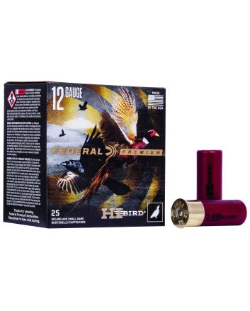 Federal HVF12H75 Premium Hi-Bird 12Gauge 2.75" 1 1/4oz 7.5Shot 25 Per Box/10 Case
