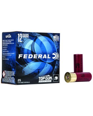 Federal TGM12375 Top Gun Subsonic 12Gauge 2.75" 1 1/8oz 7.5Shot 25 Per Box/10 Case