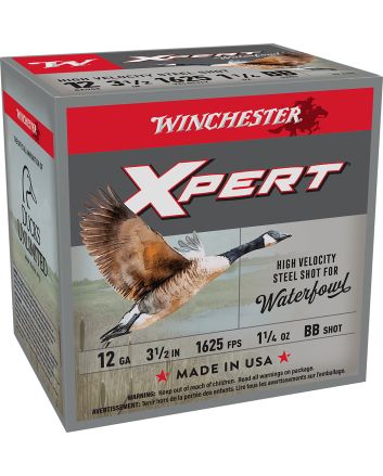 Winchester Ammo WEX12LMBB Super X Xpert High Velocity 12Gauge 3.50" 1 1/4oz BBShot 25 Per Box/10 Case