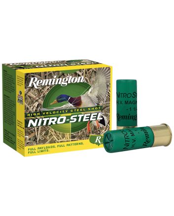 Remington Ammunition 20803 Nitro-Steel High Velocity 12Gauge 2.75" 1 1/8oz 4Shot 25 Per Box/10 Case