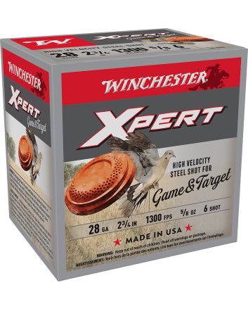 Winchester Ammo WE28GT6 Super X Xpert High Velocity 28Gauge 2.75" 5/8oz 6Shot 25 Per Box/10 Case