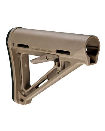Magpul MAG400-FDE MOE Carbine Stock Flat Dark Earth Synthetic for AR-15, M16, M4 with Mil-Spec Tube (Tube Not Included)
