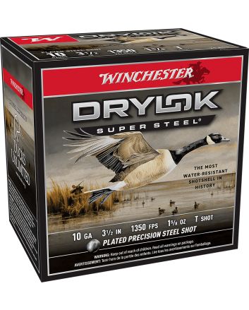 Winchester Ammo XSC10T Drylok Super Steel Magnum 10Gauge 3.50" 1 5/8oz TShot 25 Per Box/10 Case